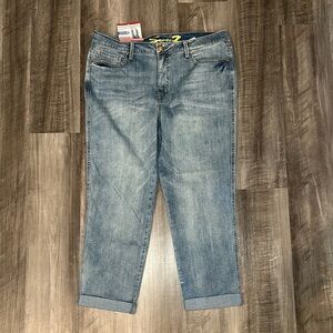 Seven7 Weekend Easy Fit Rolled Cuff Rebel Boyfriend Jeans 1 14